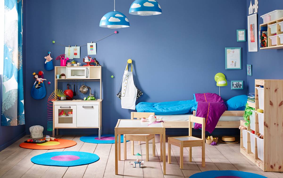 quarto de menino Tapete de atividades infantil: conheça o elemento que contribui para decoração e segurança do seu bebê