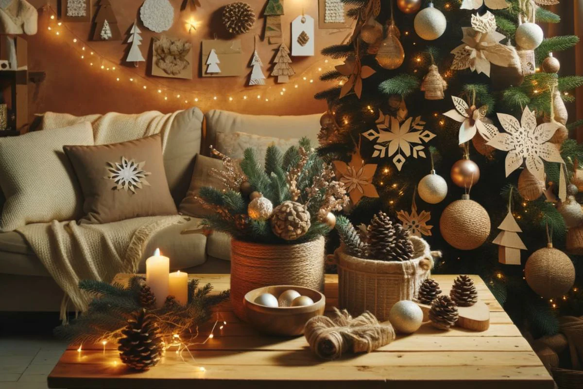 Decoração de Natal Simples e Barata 7 Ideias