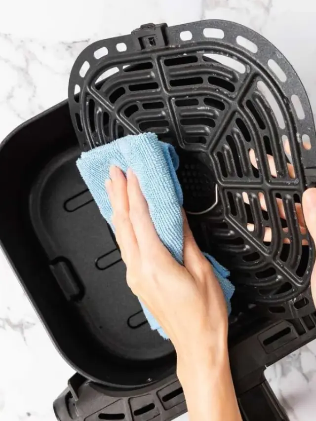 Limpeza regular air fryer