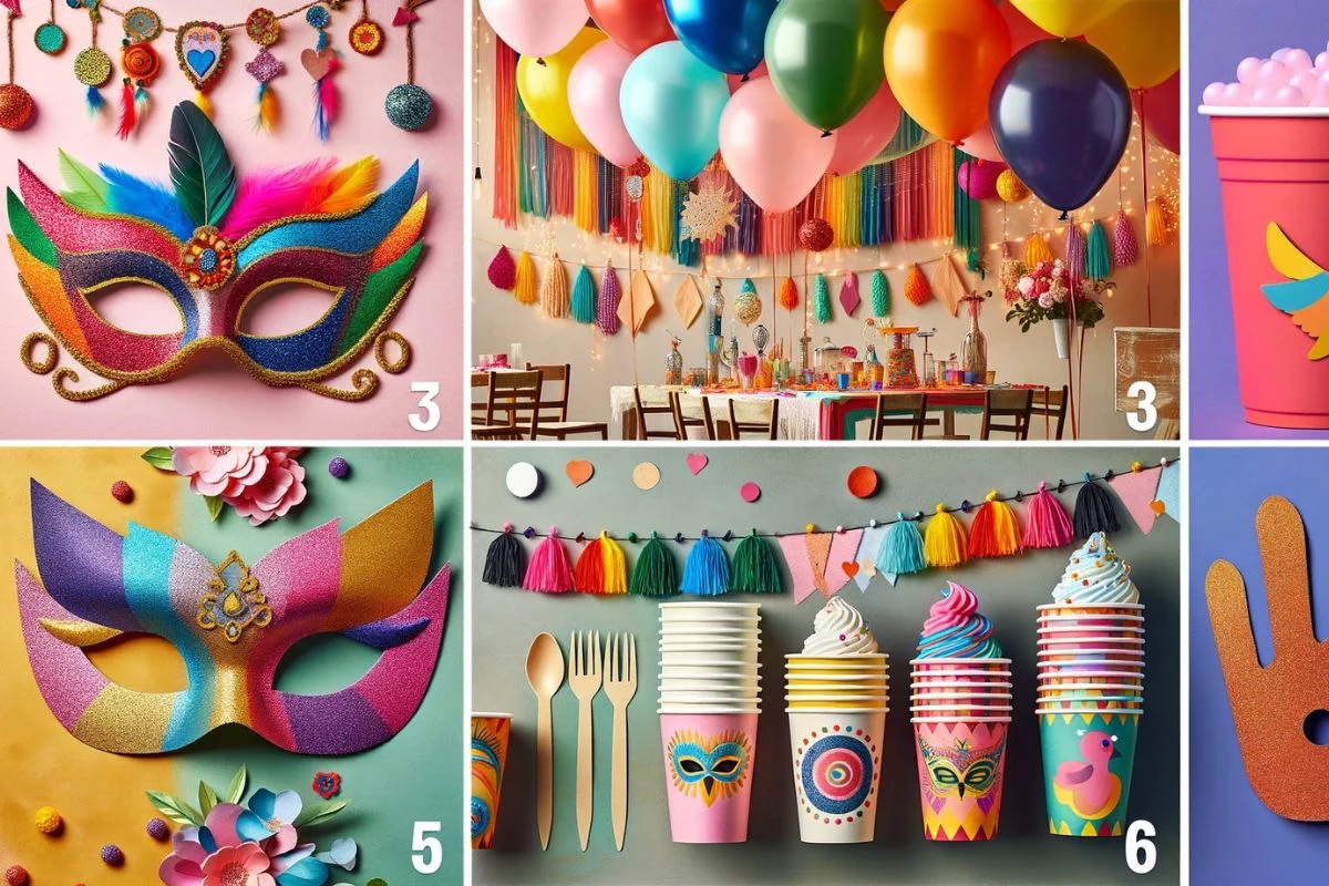 Ideias de Decoração de Carnaval Simples e Barata DIY