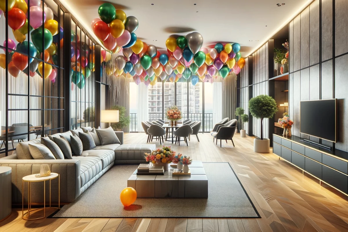 Use Balões Coloridos para Criar um Ambiente Festivo