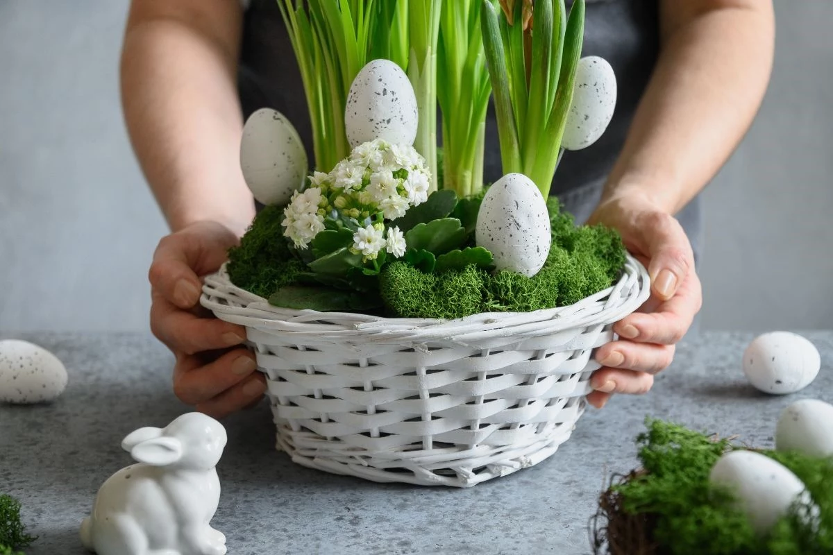 Decoração de Páscoa Crie Centros de Mesa com Elementos Naturais