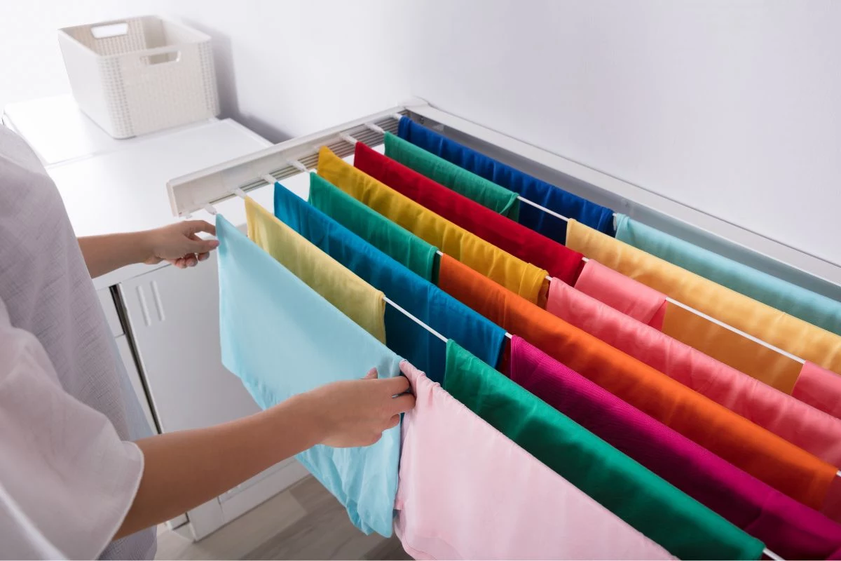 Espaçamento entre as roupas