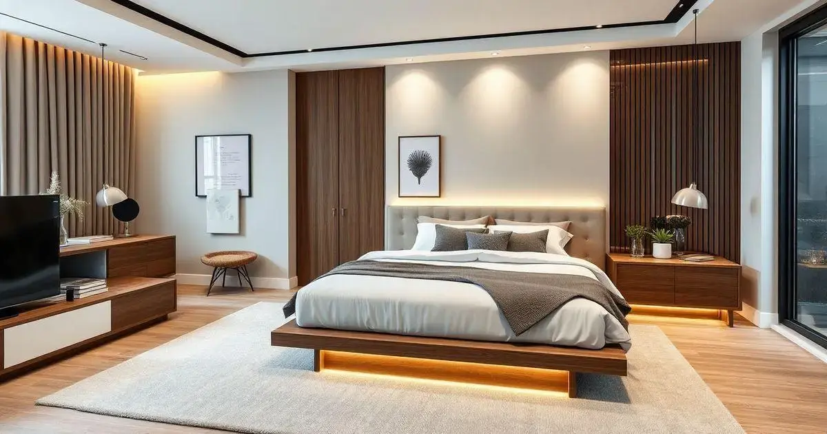 2. Vantagens de um quarto moderno planejado