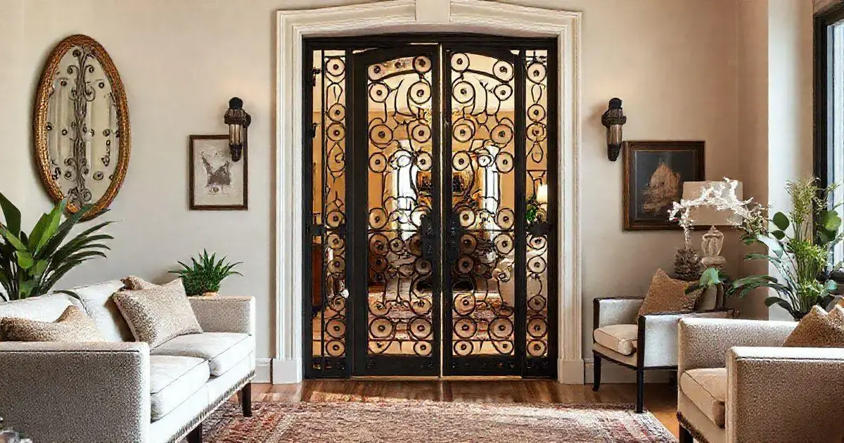 Estilos e designs de portas de ferro