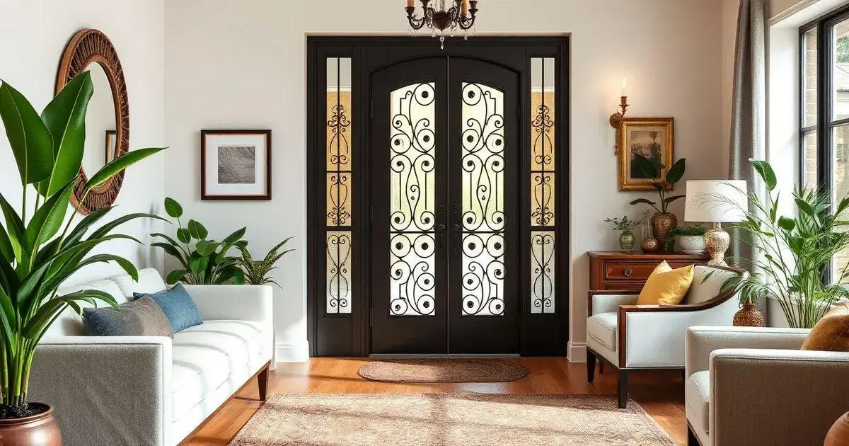 Inspirações para decoração com porta de ferro