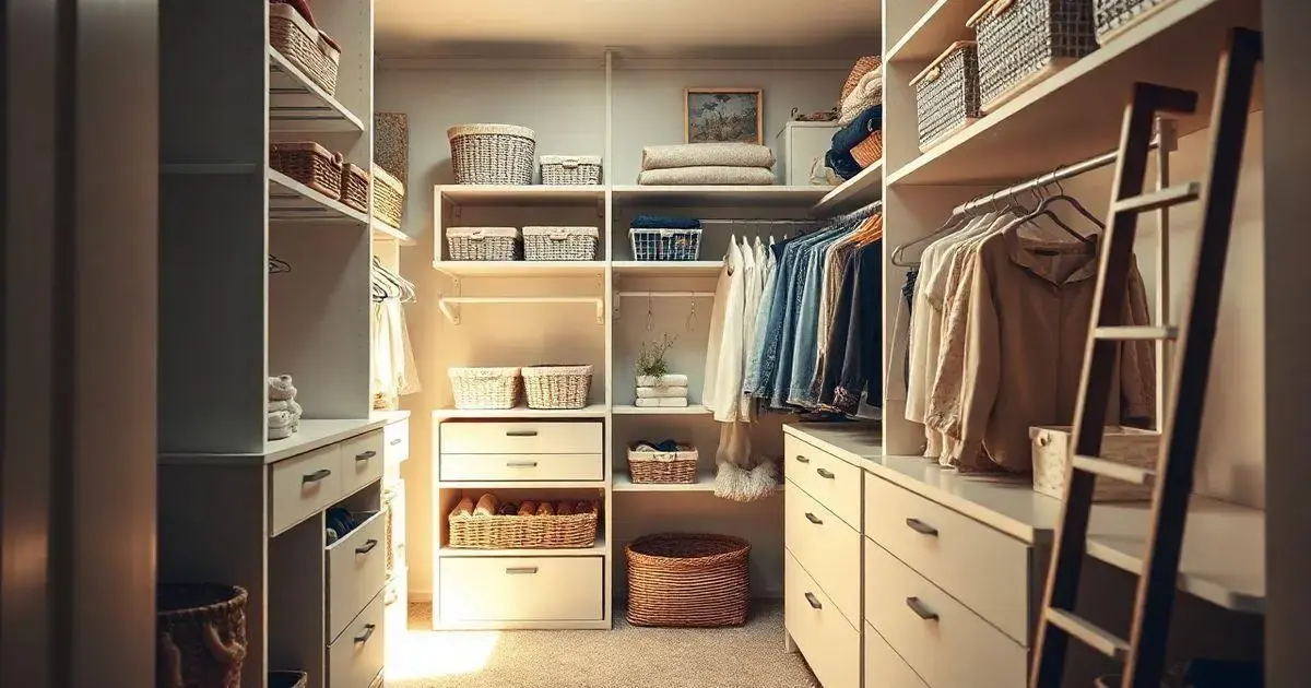 Como otimizar armários e closets