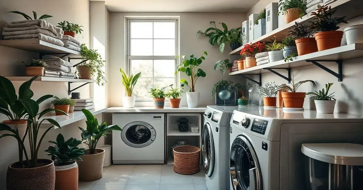 Decoração com Plantas e Acessórios
