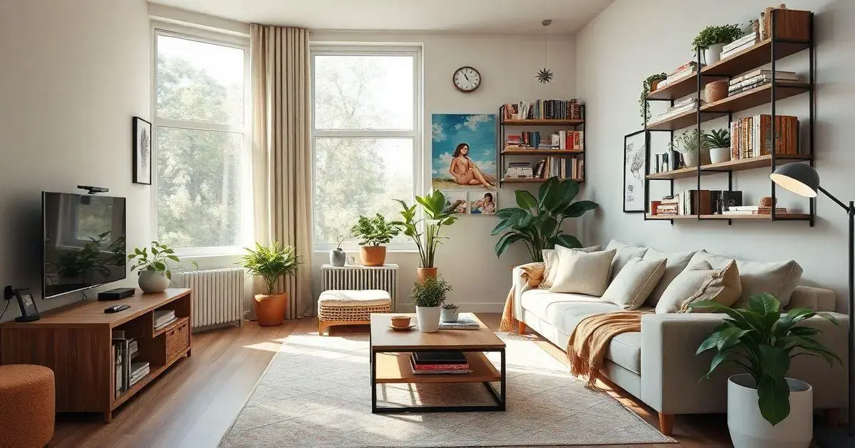 Dicas para arrumação de ambientes pequenos