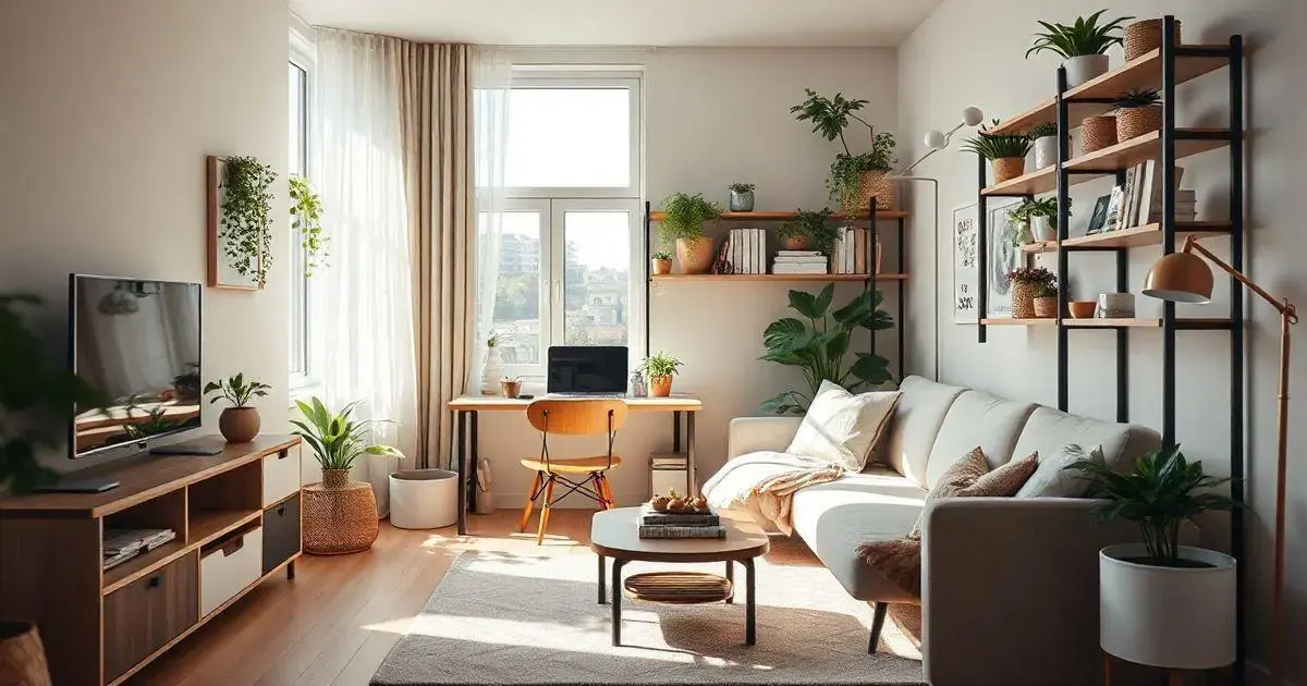 Inspiração de decoração minimalista