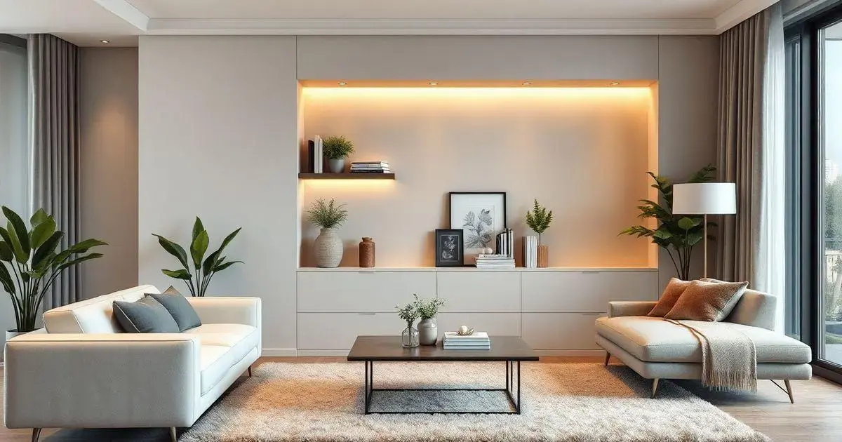 Nicho de Gesso na Sala: Transforme seu Espaço com Estilo