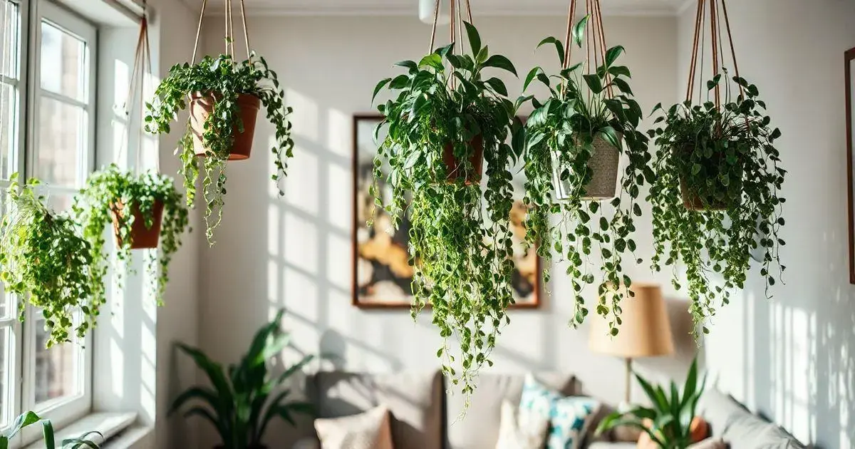 4. Cuidados Essenciais com Plantas Pendentes
