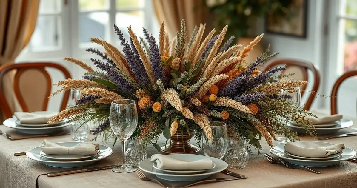 A Importância das Flores Secas na Decoração