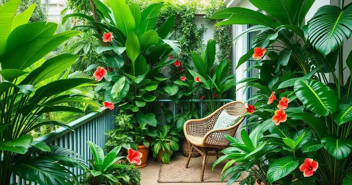 Como Transformar Sua Varanda em um Refúgio Verde com Plantas Tropicais