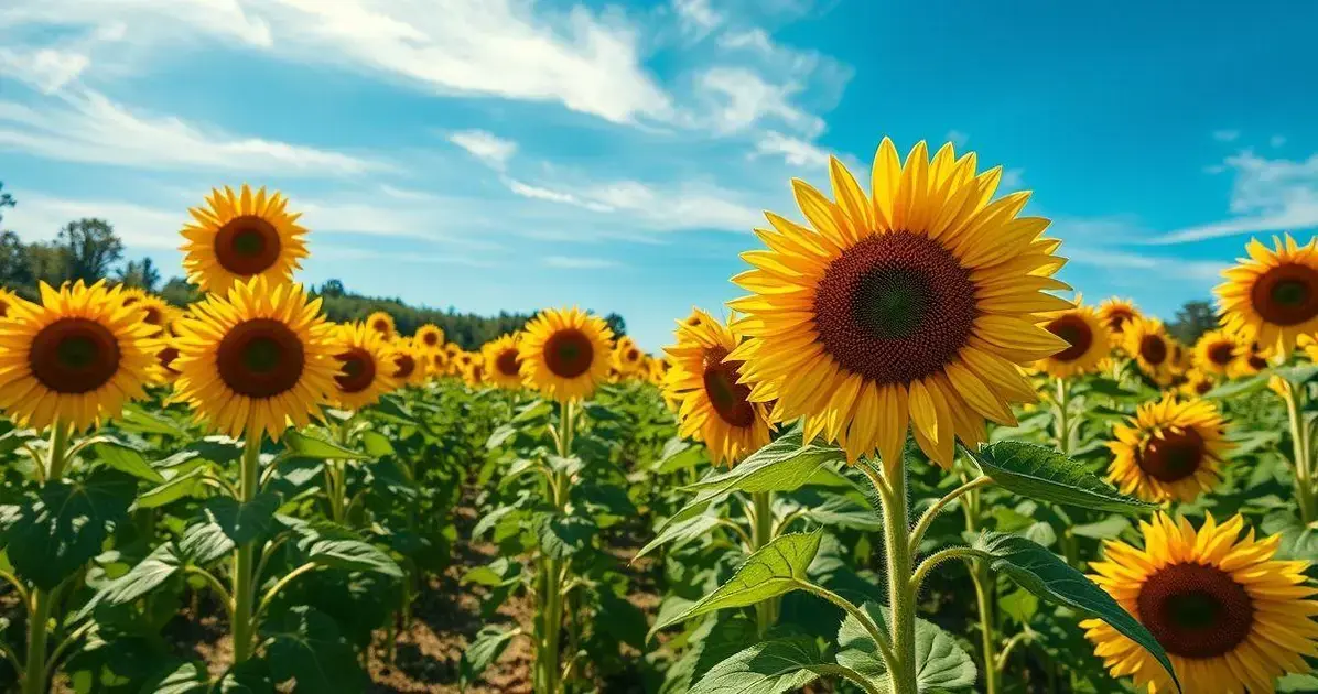 Criando um Jardim de Girassóis Deslumbrante