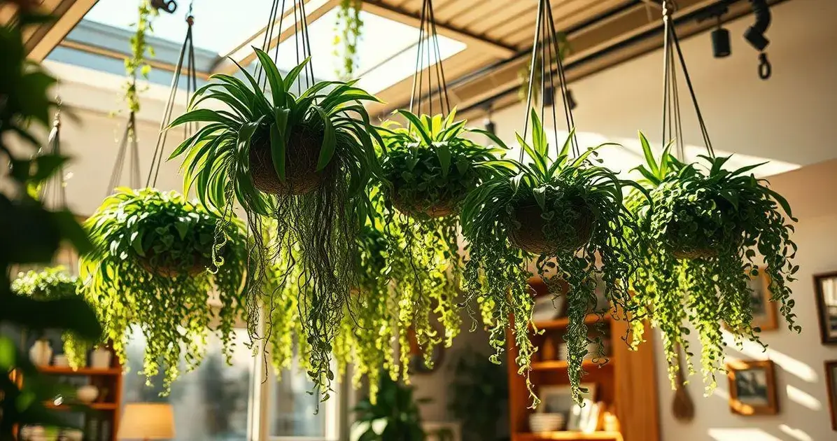 Cuidados Especiais com Plantas Penduradas