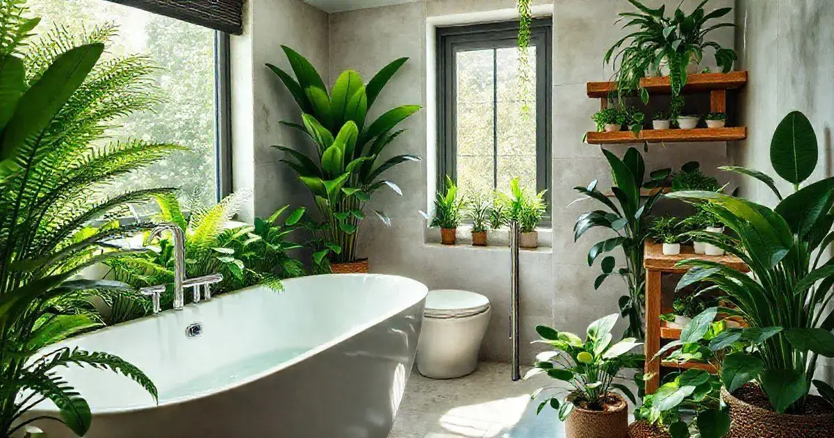 Dicas de Decoração com Plantas no Banheiro