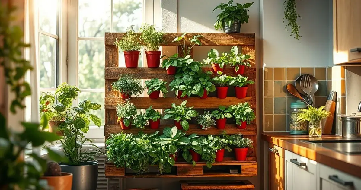 Dicas para Montar uma Horta Vertical Econômica na Cozinha