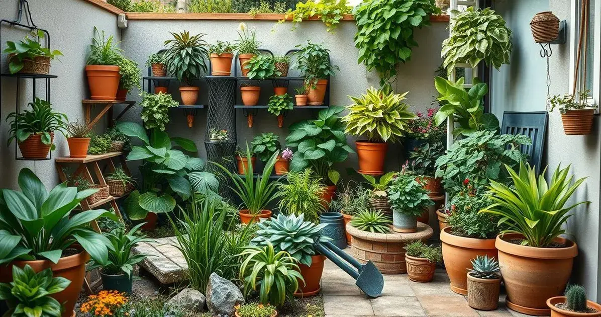 Jardins Compactos: Dicas para Maximizar Espaços Pequenos