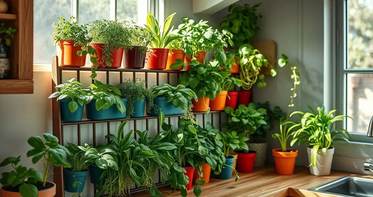 Plantas Ideais para a Horta Vertical