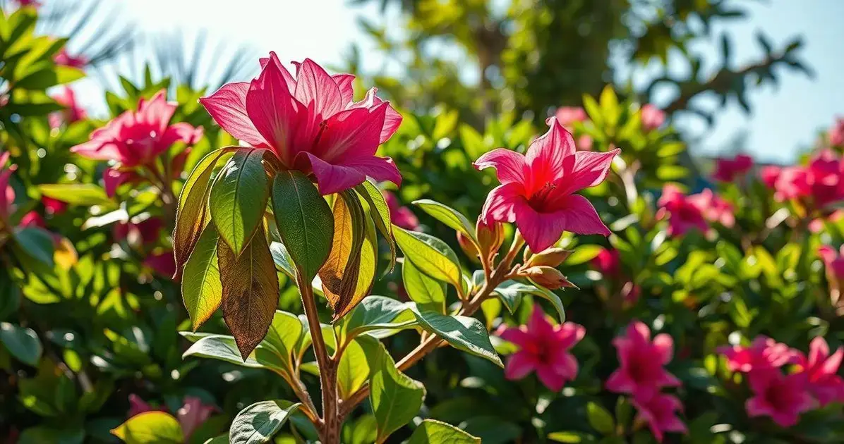 Como identificar o jeito certo de podar a Rosa do Deserto
