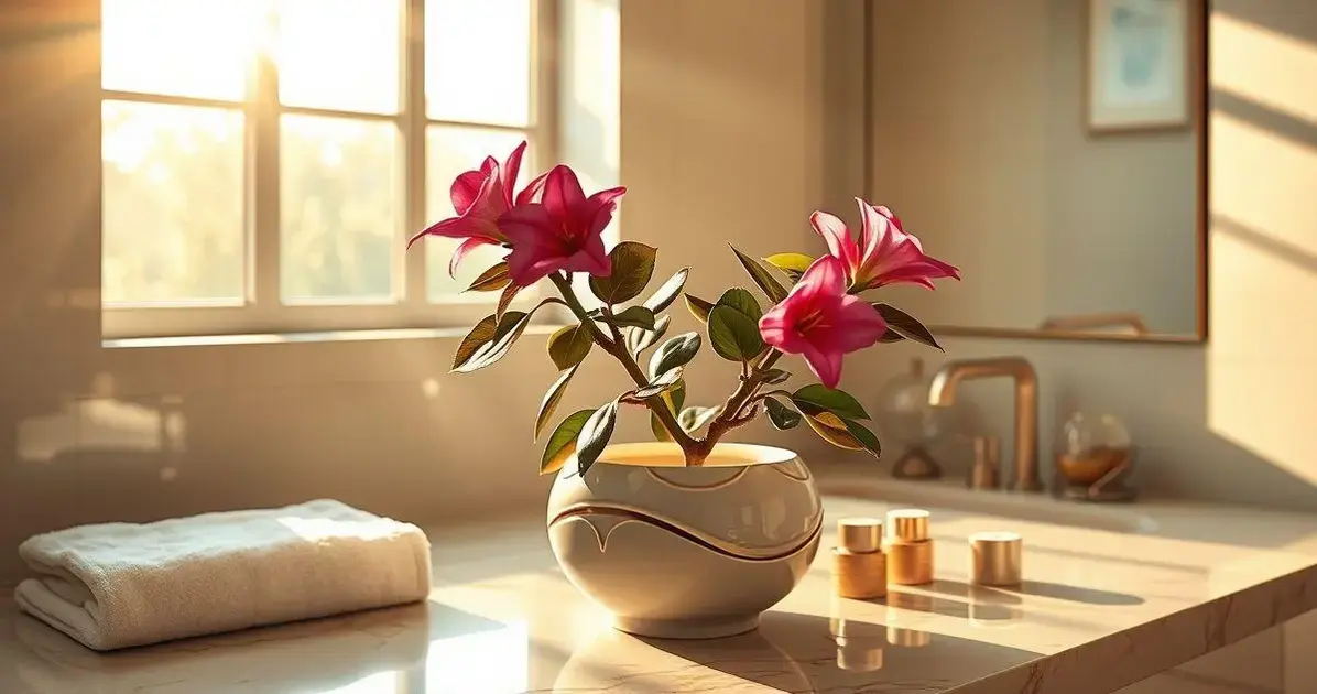 Como incluir a Rosa do Deserto na decoração