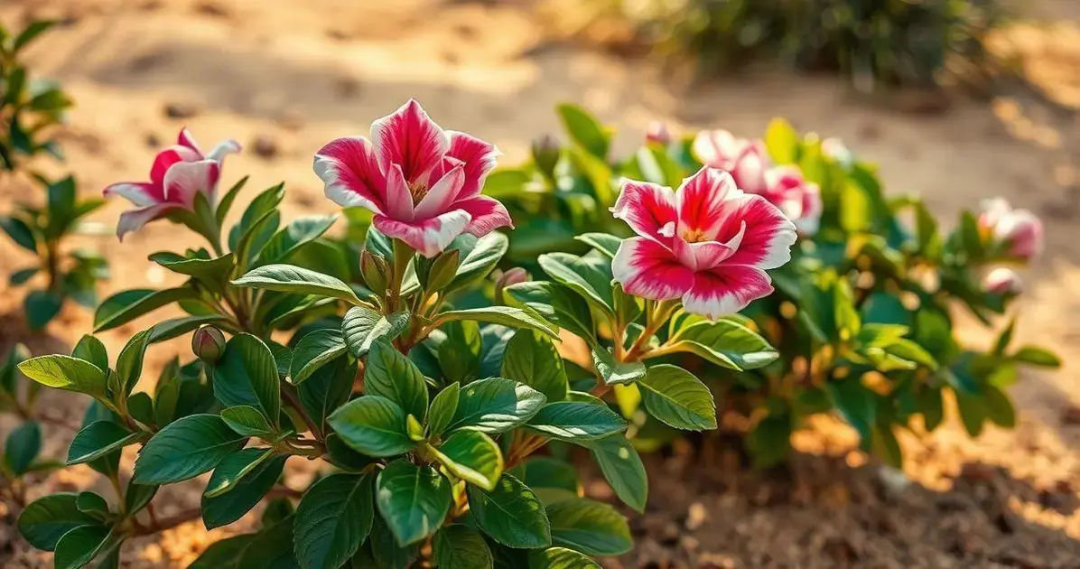 Melhores condições para o florescimento da Rosa do Deserto
