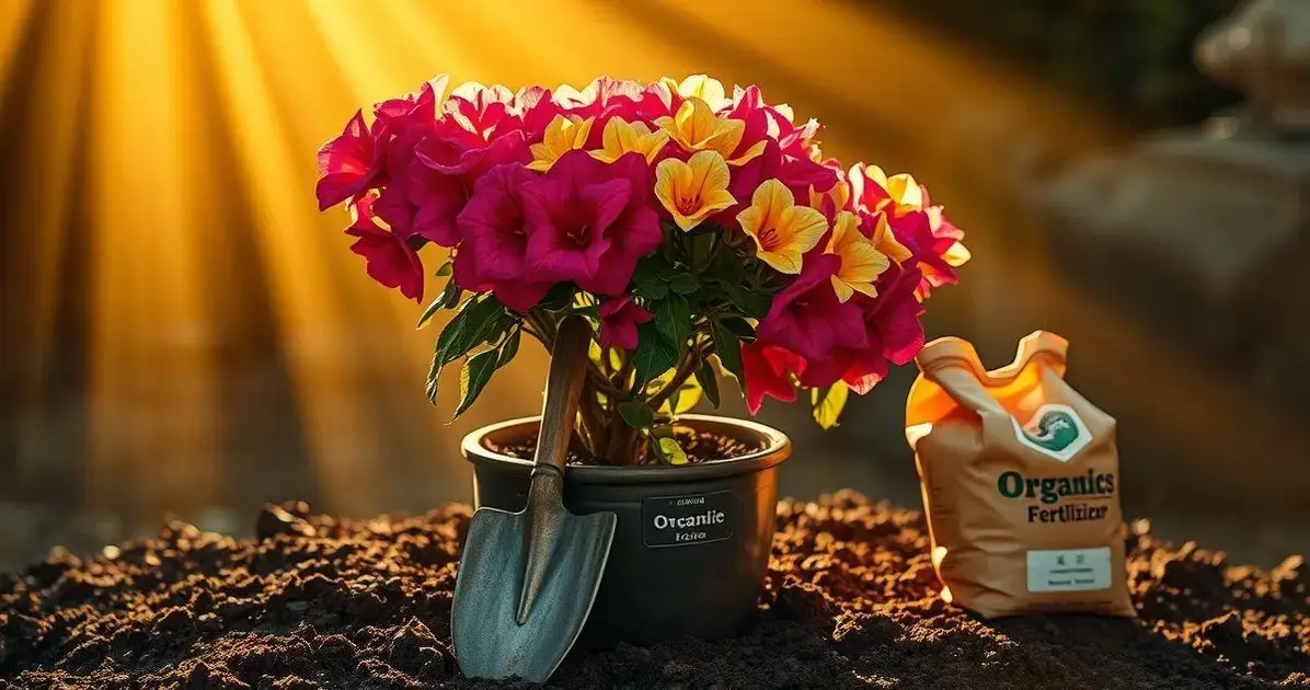 Qual é o melhor adubo para Rosa do Deserto florescer o ano todo