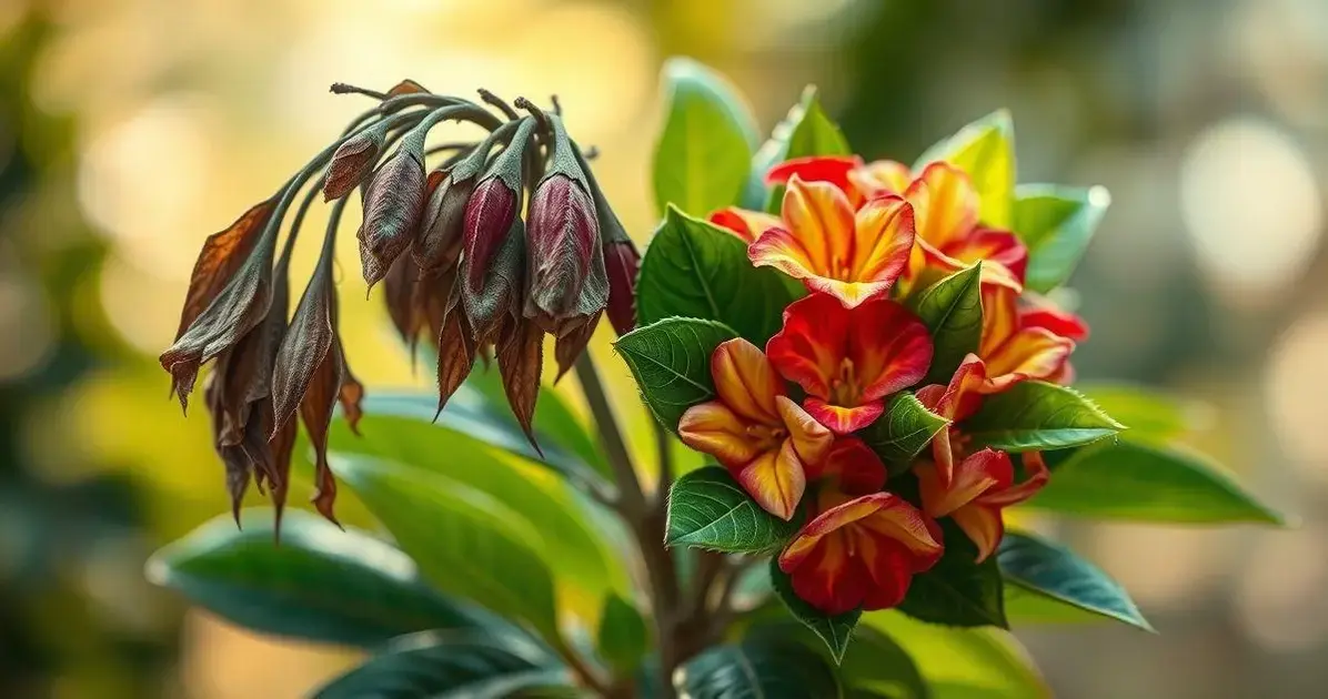 Reanimação de Rosa do Deserto: Como salvar uma planta morrendo em 24h