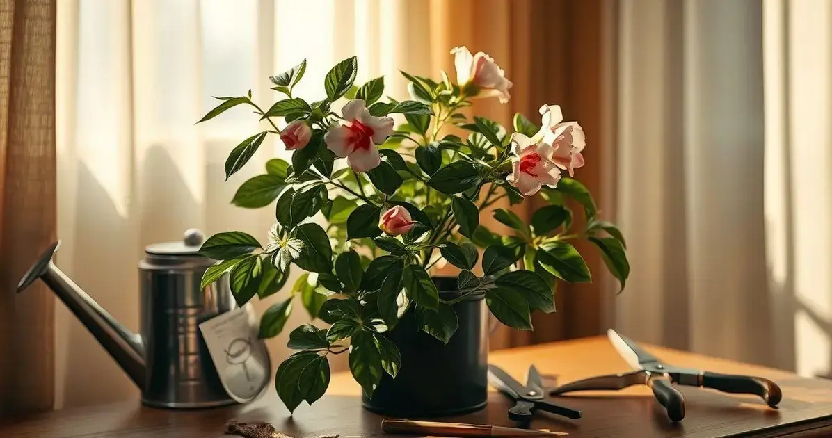 Sinais de que sua Rosa do Deserto precisa de ajuda
