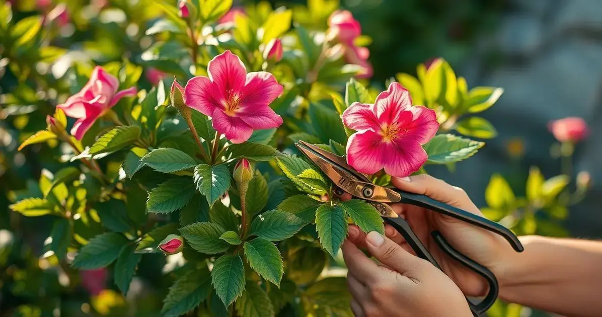 Aprenda a podar rosa do deserto sem erro