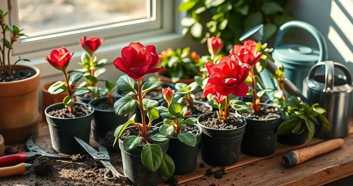 Benefícios de cultivar rosa do deserto