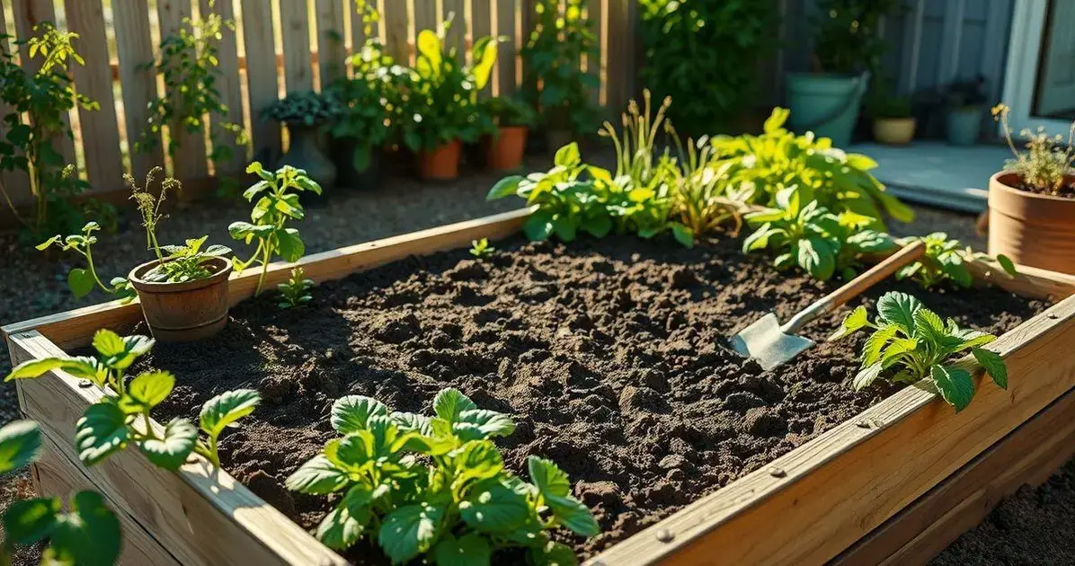 Como montar um canteiro simples para horta