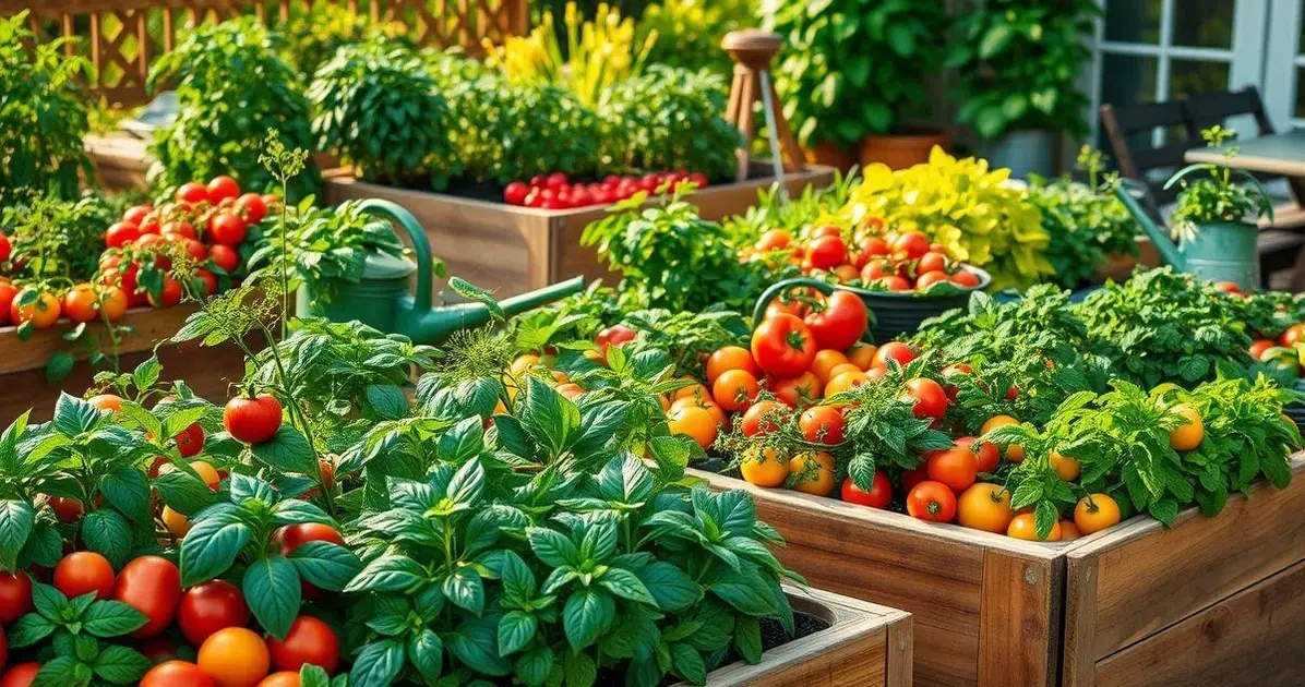 Como ter um jardim comestível em casa