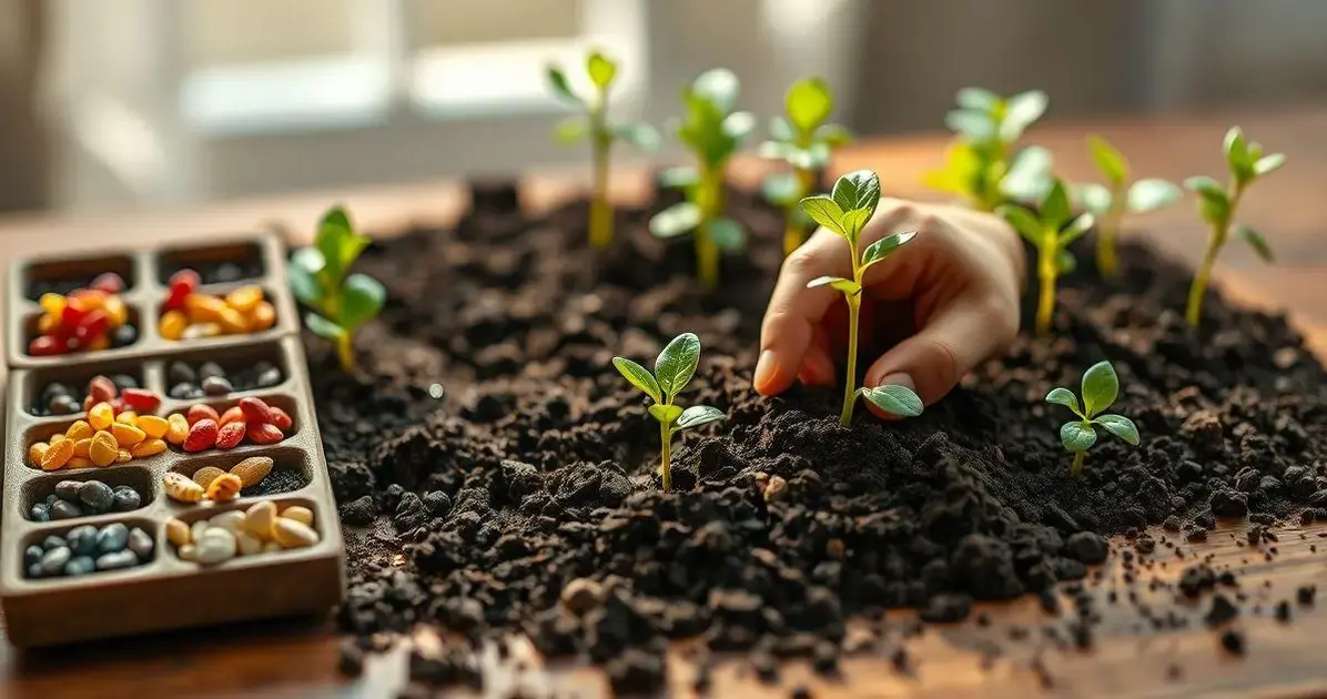 Passo a passo para germinação