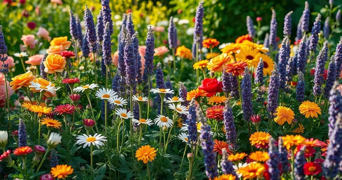 1. Benefícios das flores perenes