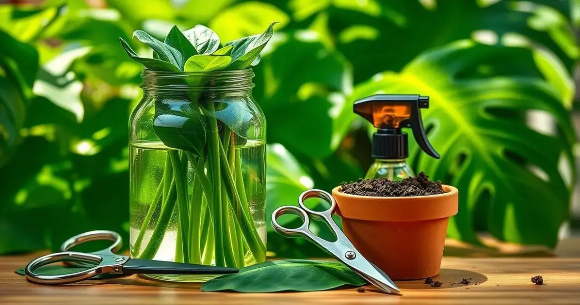2. Materiais necessários para a muda