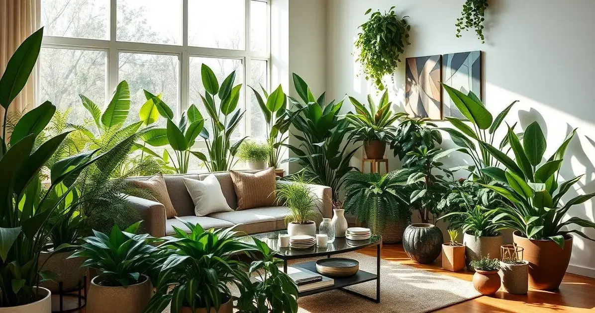 2. Plantas para a Sala de Estar