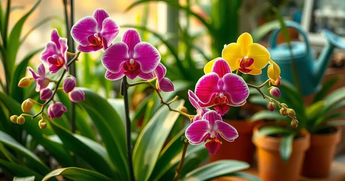 3. Cuidados Essenciais para Orquídeas