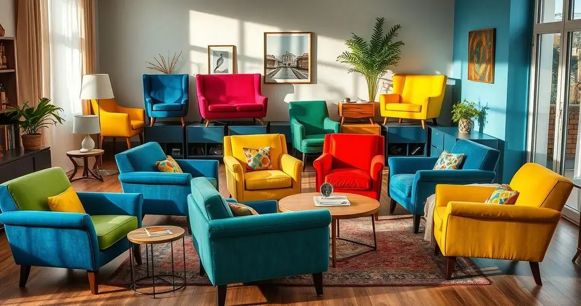 5. Poltronas Coloridas