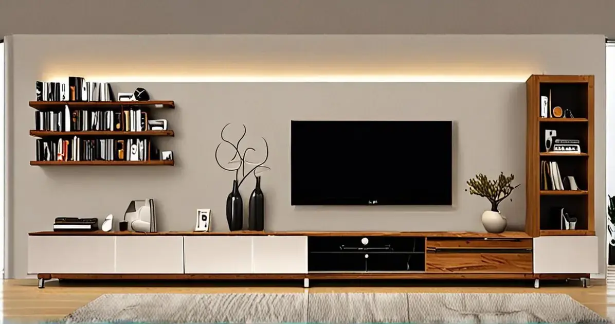 7. Racks com Suporte para TV