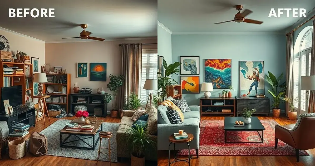 Antes e Depois: Essa decoração rápida de sábado vai te inspirar