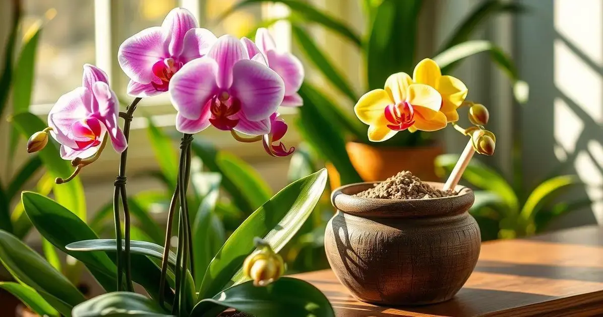 Aplicação do Adubo nas Orquídeas