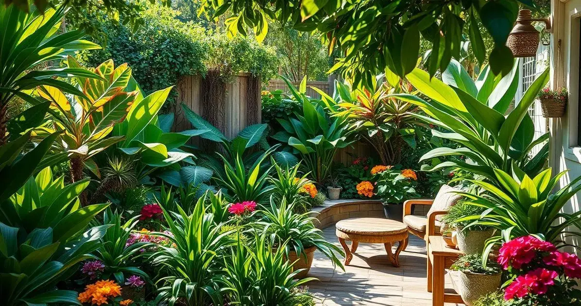 Aproveitando a Sombra e o Sol no Jardim