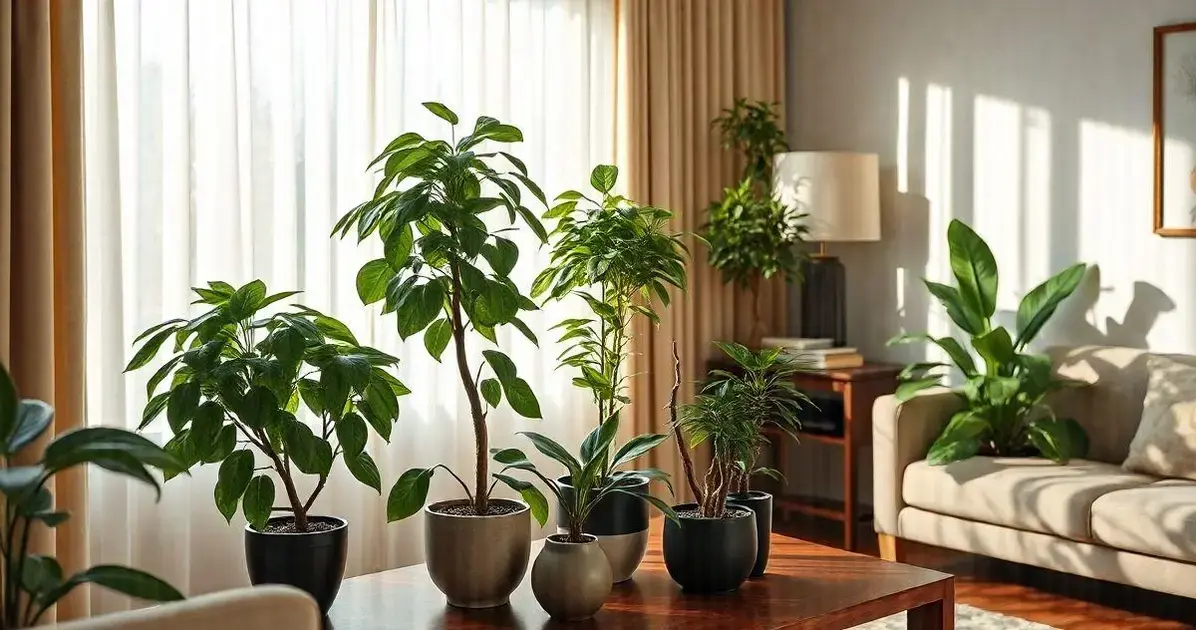 Árvores para ambientes internos com pouca luz