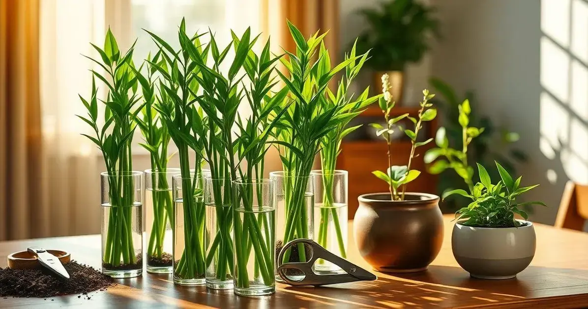 Benefícios de ter bambu da sorte em casa