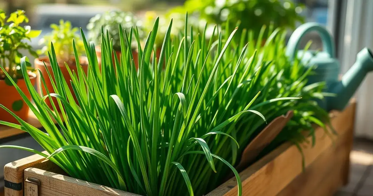 Cebolinha gigante: como cultivar em casa