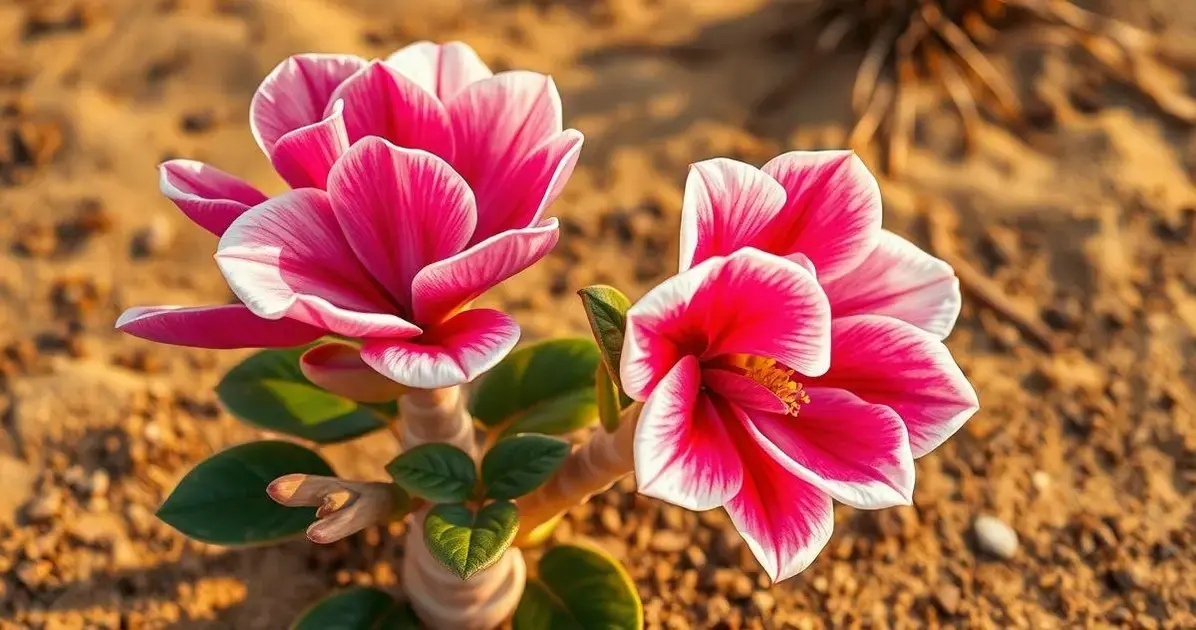Como cuidar da sua Rosa do Deserto