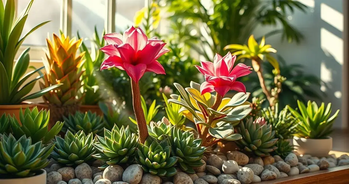 Como e quando regar a rosa do deserto