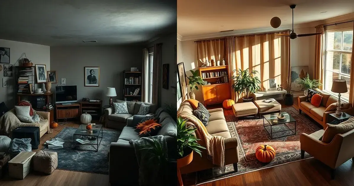 Como manter a decoração renovada: sugestões para manter o ambiente bonito e funcional após a transformação.